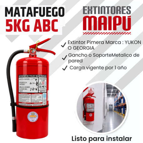 Extintor ABC-PQS 5 kg