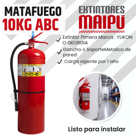 Extintor ABC-PQS 10 kg