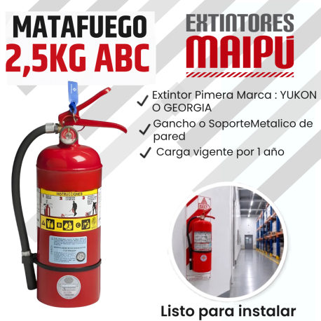 Extintor ABC-PQS 2,5kg